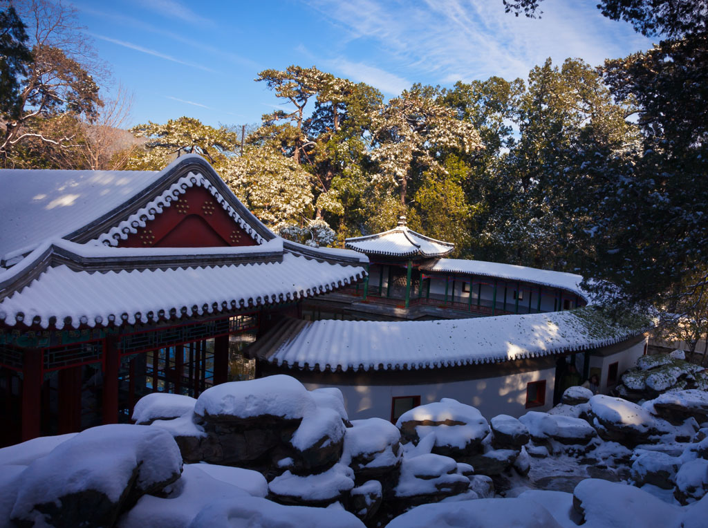 西山晴雪——见心斋 摄影 参宿七