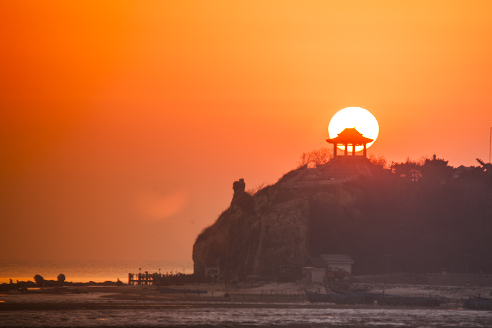 湿地日出2 摄影 鹤令长青