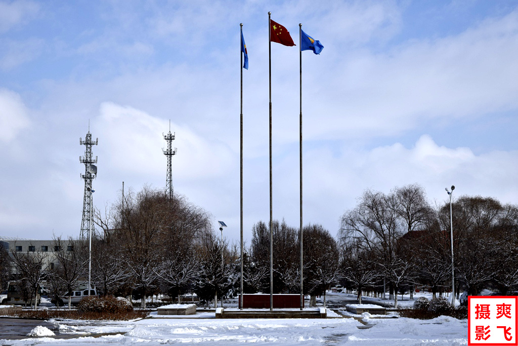 轮南综合公寓雪中即景 摄影 爽飞