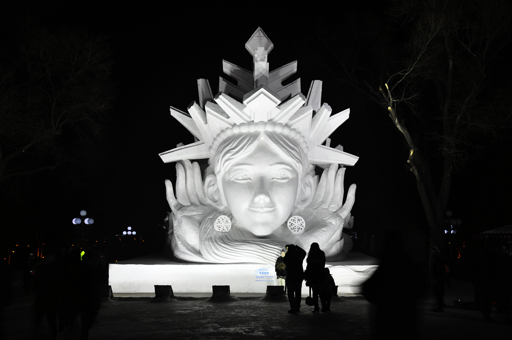 《太阳岛雪雕》 摄影 海水浪滔滔