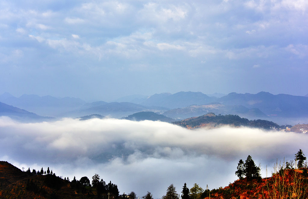 云下凡尘 摄影 一指江山