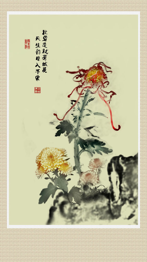 画意秋菊 摄影 少城清风