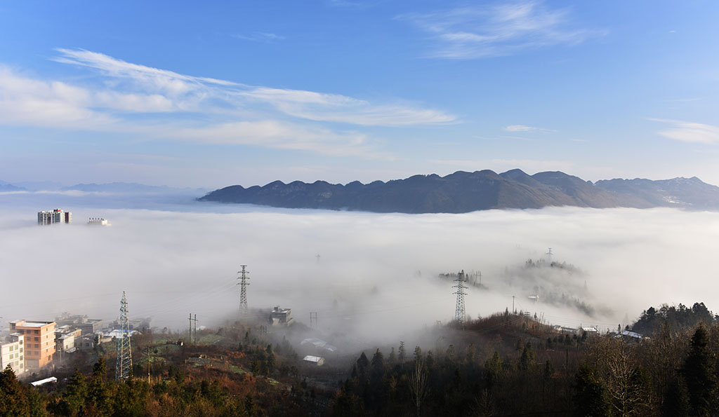 雾海茫茫（五） 摄影 一指江山