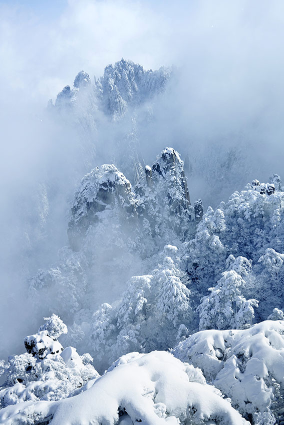 黄山雪2 摄影 拂锺无声