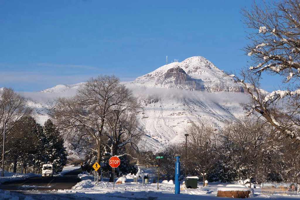 M山雪景 摄影 其人弓