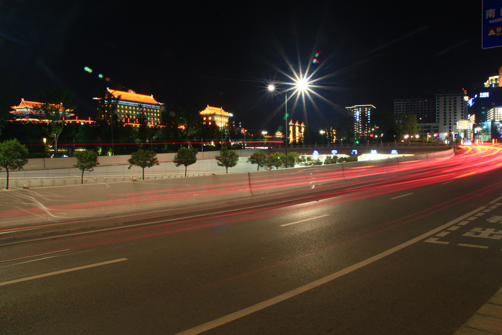 西安南门夜景 摄影 大老K