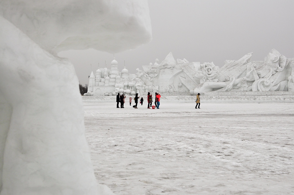 《抓住雪博会的尾巴》 摄影 海水浪滔滔