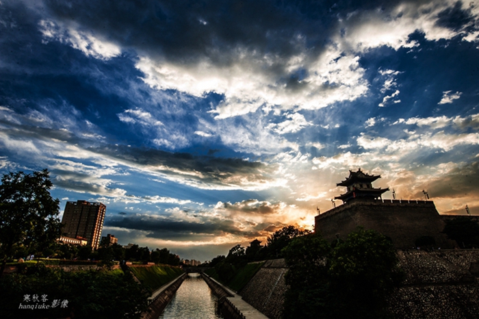 夕阳映古城 摄影 蜀秦寒秋客