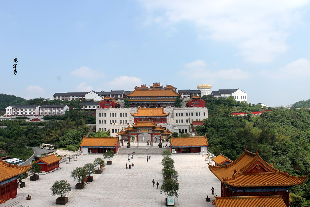 龙华寺 摄影 晚景