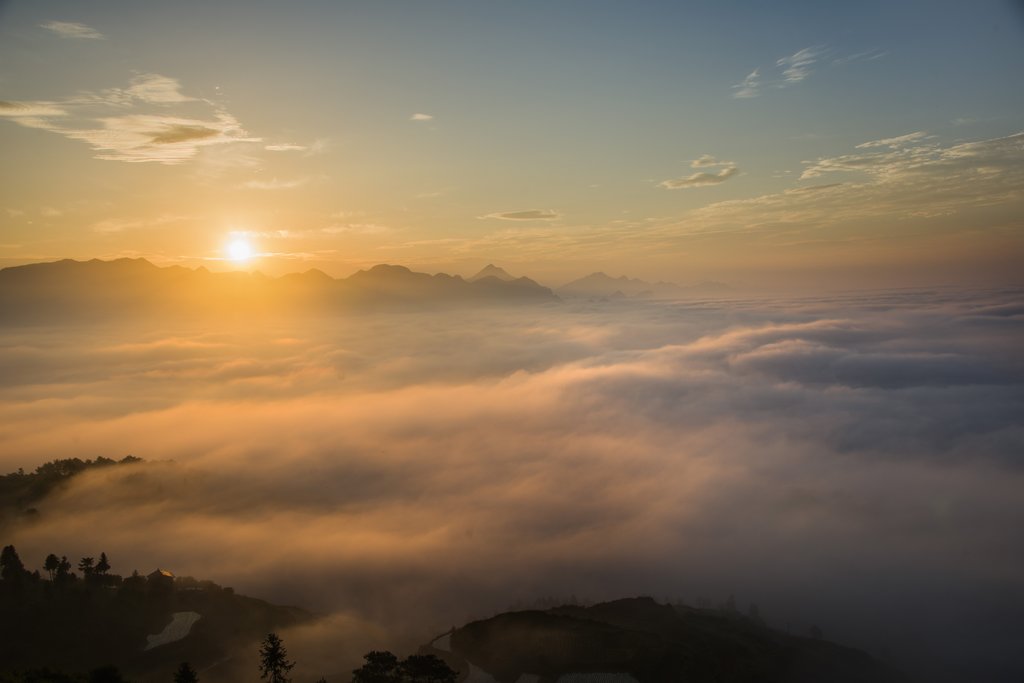 浙江永嘉茗岙晨雾 摄影 茗岙忠