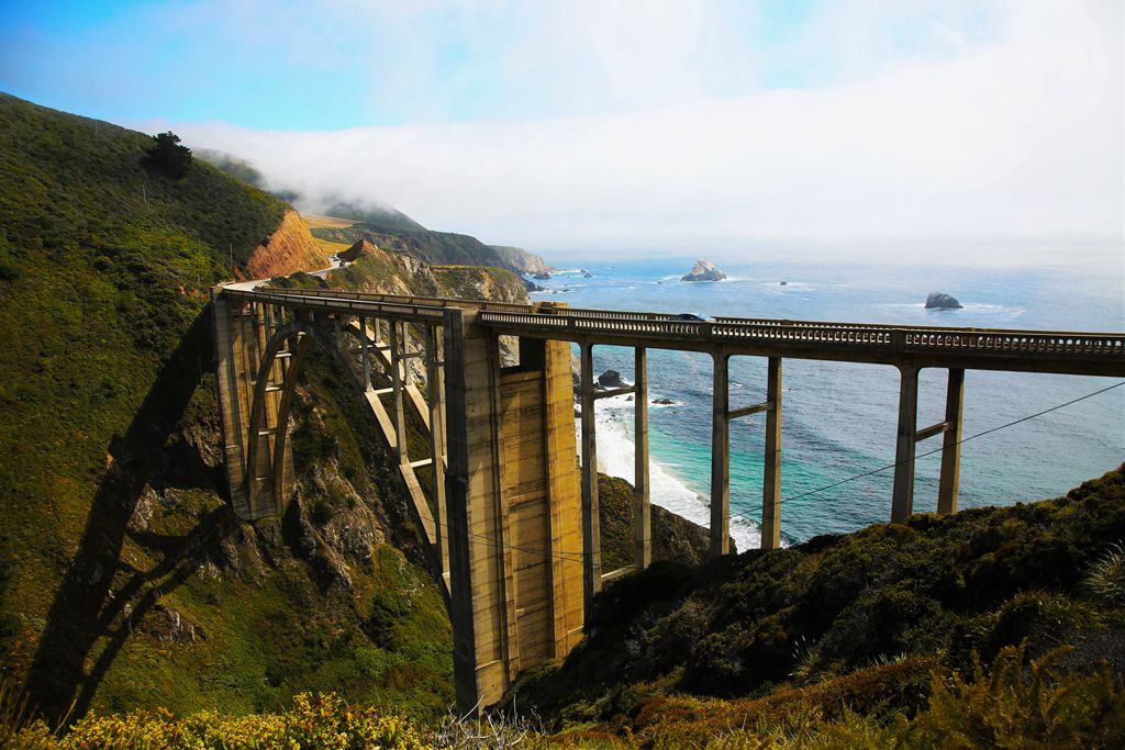 比克斯比大桥（Bixby Bridge) 摄影 mary_1213