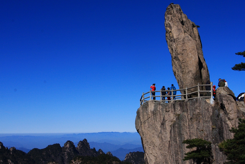 黄山飞来石 摄影 wangshihua