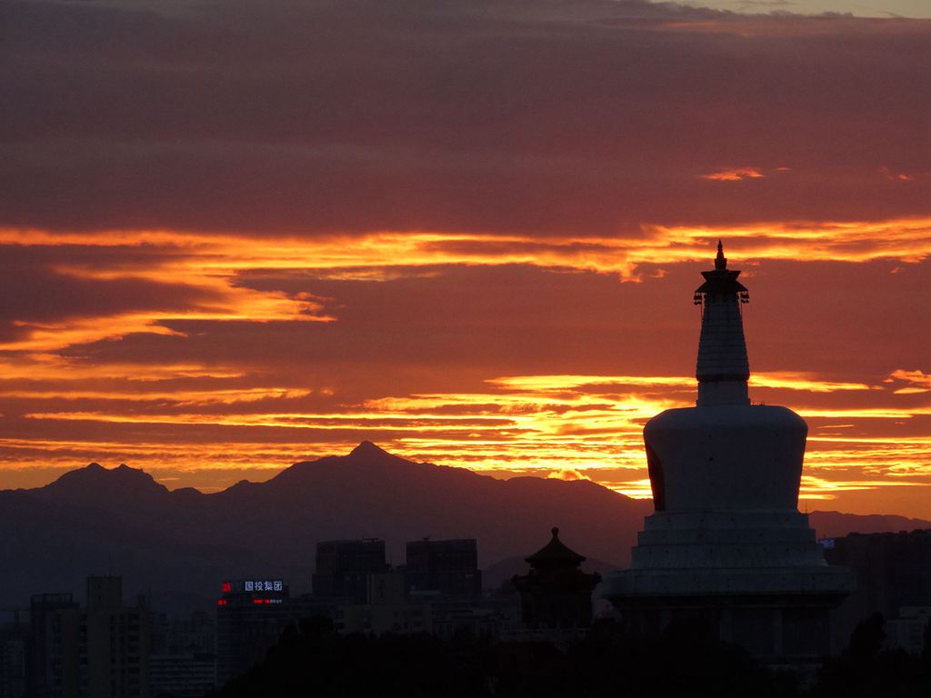 金河横渡留塔影 摄影 红星侍卫