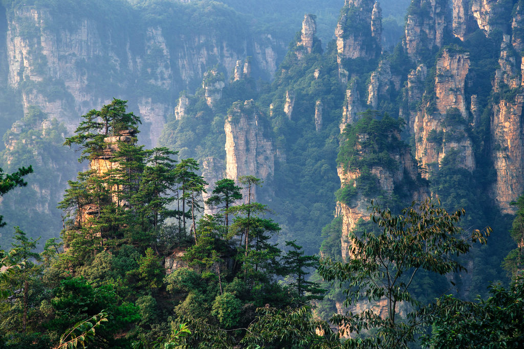 张家界景色 摄影 云之山峰