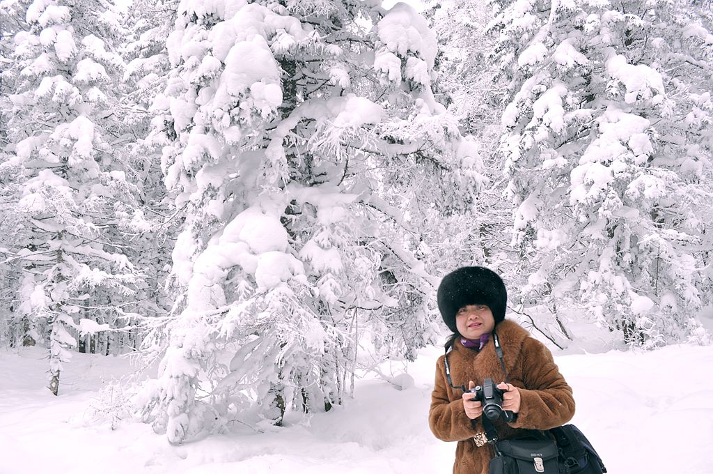 赏雪 摄影 巩全德