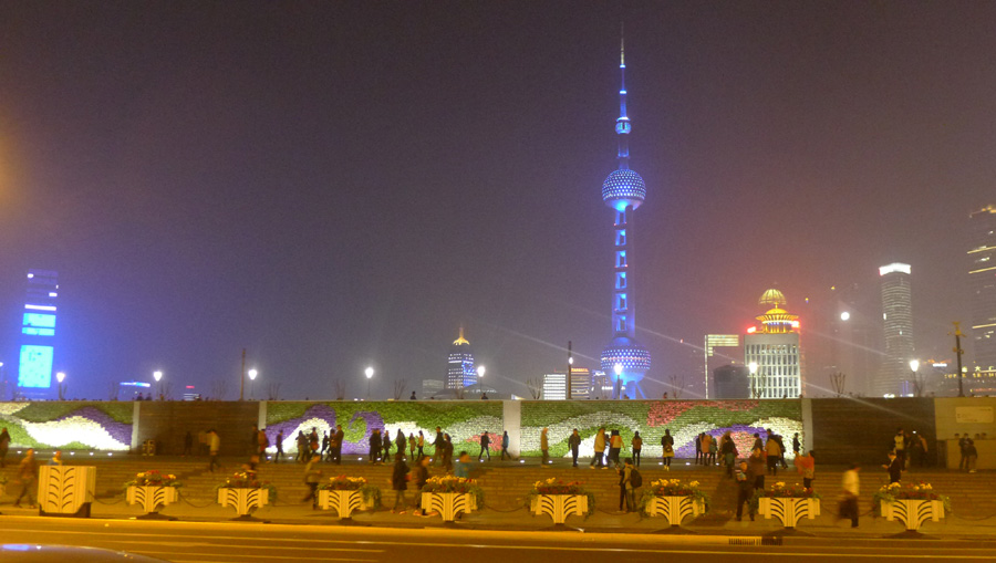 上海外滩夜景 摄影 飘逸越洋