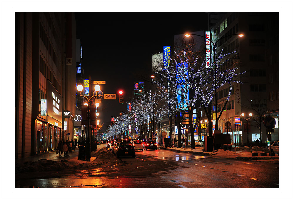 札幌之夜（三） 摄影 与世无争