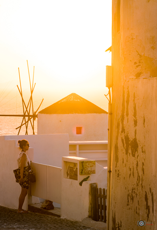 Beauty and Sunset II Santorini 摄影 chookia