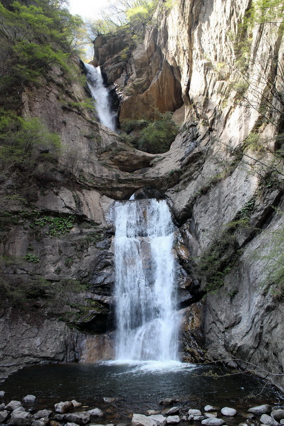 秦岭--太平峪--仙鹤桥瀑布 摄影 大美秦岭1