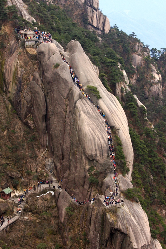 前山天险：鲤鱼背 摄影 wangshihua