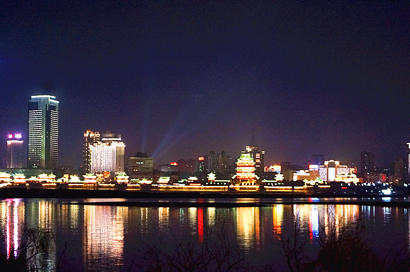 赣江夜色 摄影 雨夜静悄悄