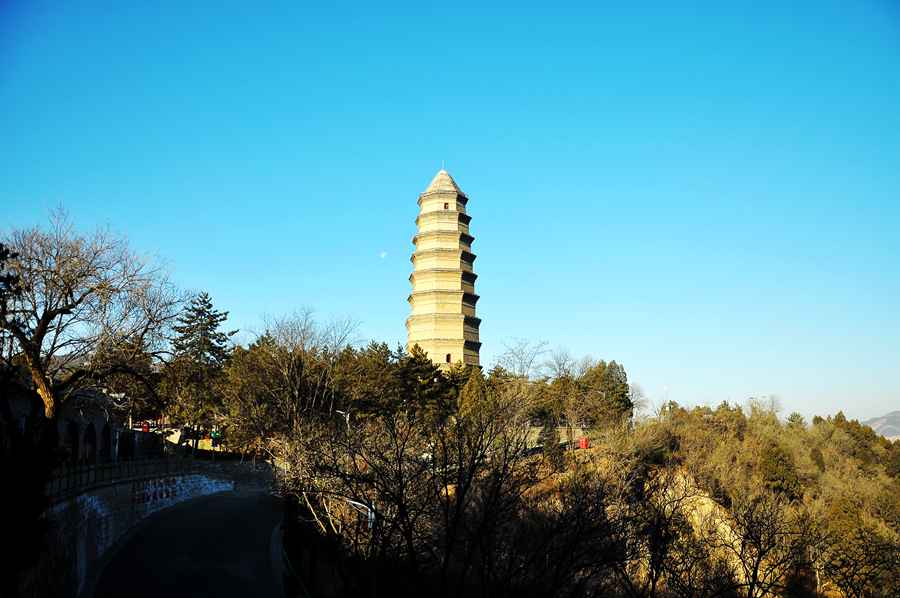 巍巍宝塔山 摄影 风声