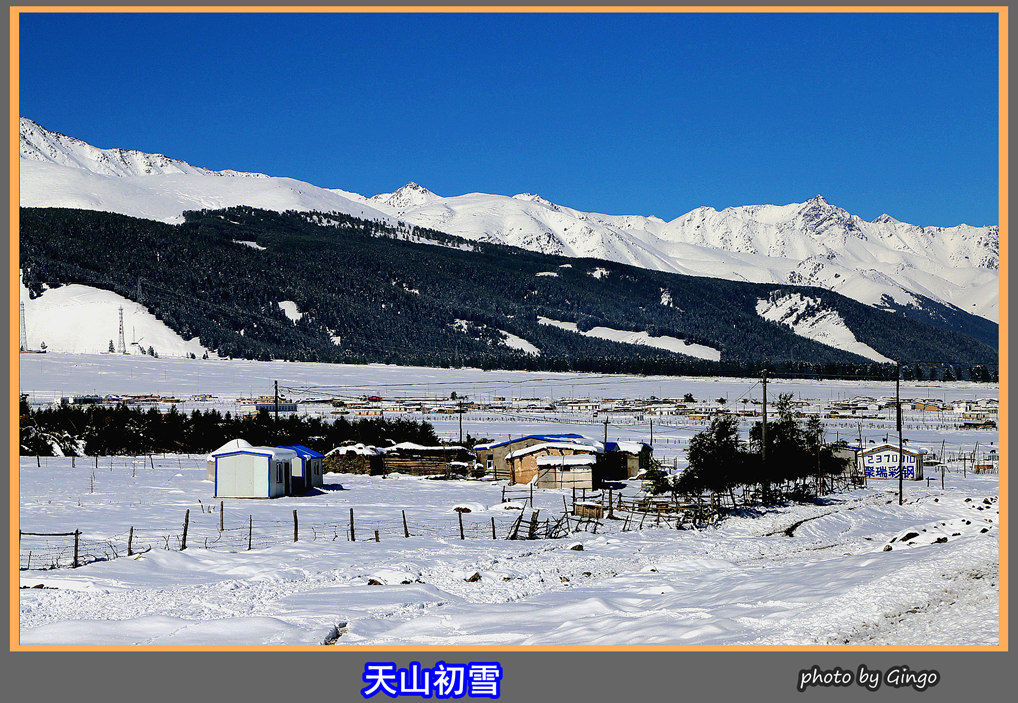 天山初雪 摄影 gingo