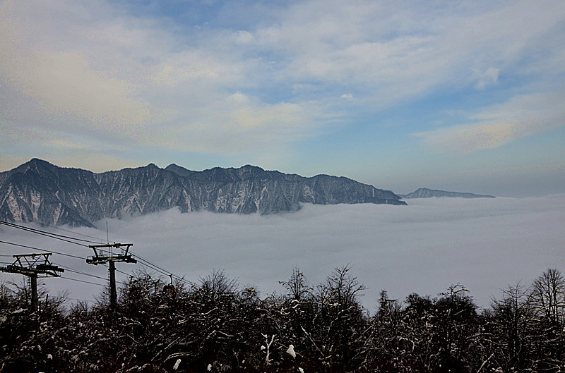 西岭雪山云海 摄影 bianjz58