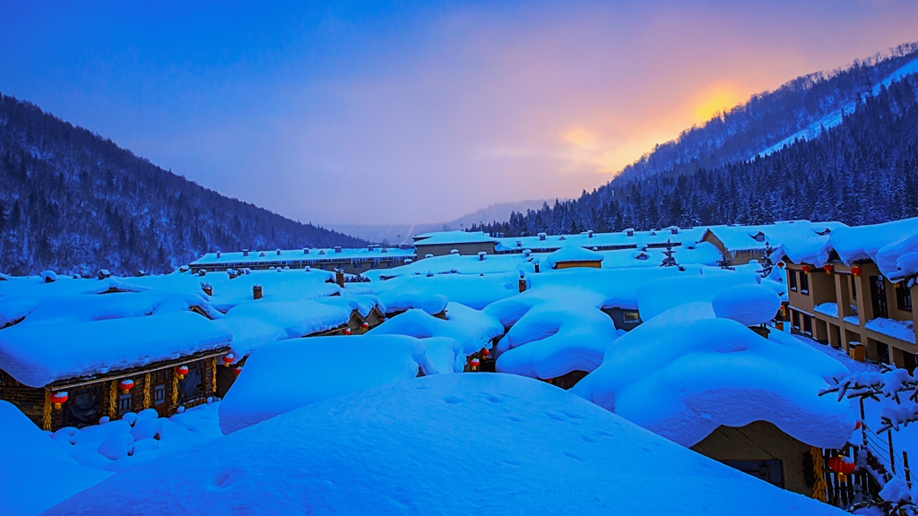 雪乡晨曦 摄影 上虞鲁班