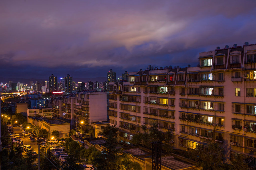 在家拍夜景 摄影 紫莱卡