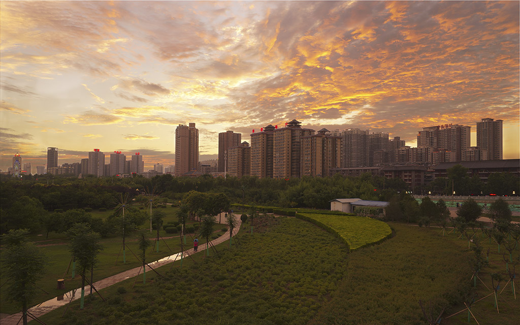 雨后夕阳 摄影 风寄云清