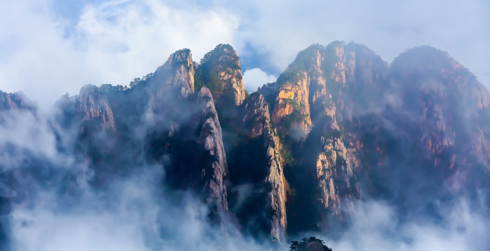 云绕仙山 摄影 平安阁