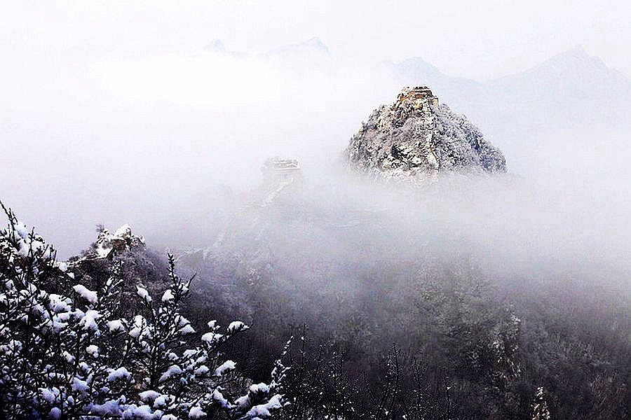 登箭扣游仙山琼阁 摄影 沉积岩