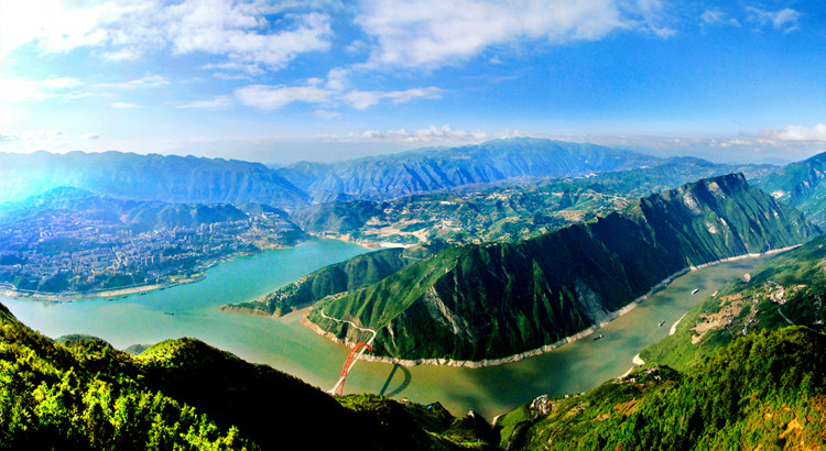 高峡平湖美巫山 摄影 胡琴