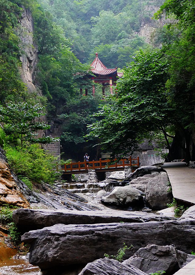 青天河之旅随拍1 摄影 沉积岩