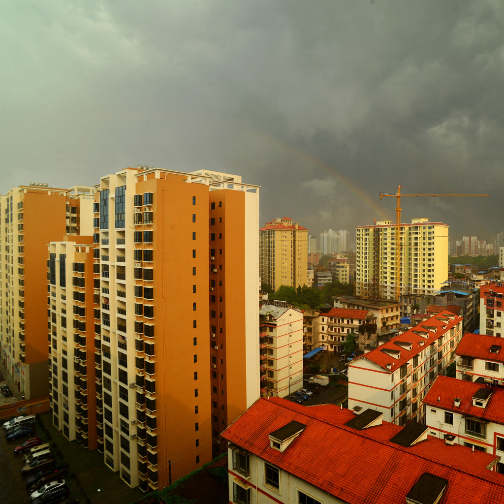 彩虹总在风雨后 摄影 桃花江