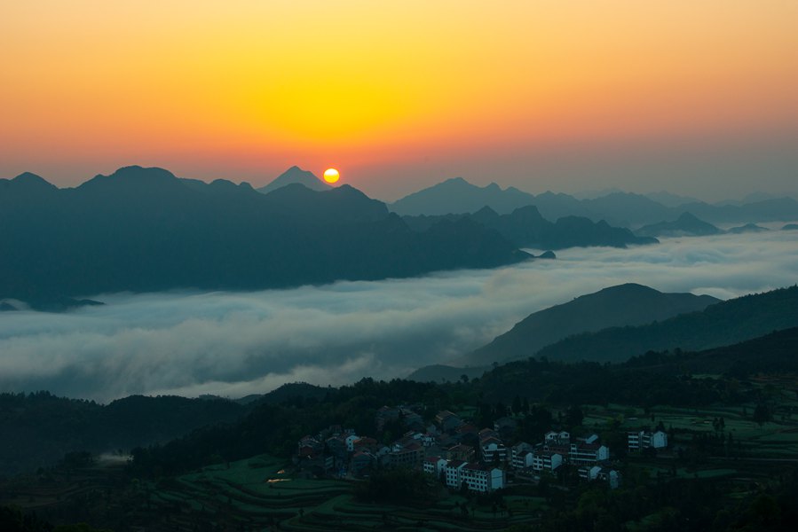 小雾河 摄影 茗岙忠