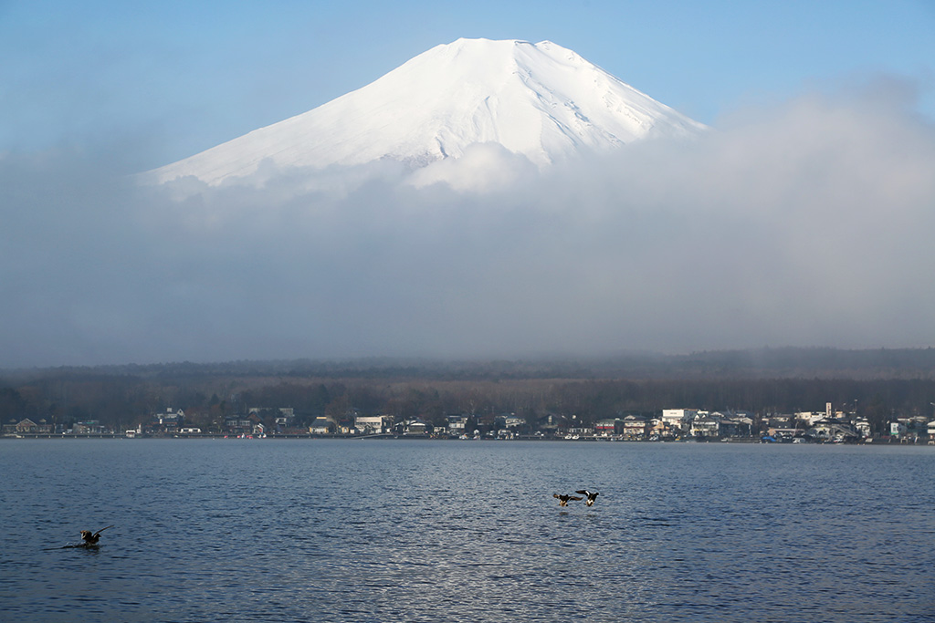 东瀛之旅-雾锁富士山5 摄影 玉洁冰清