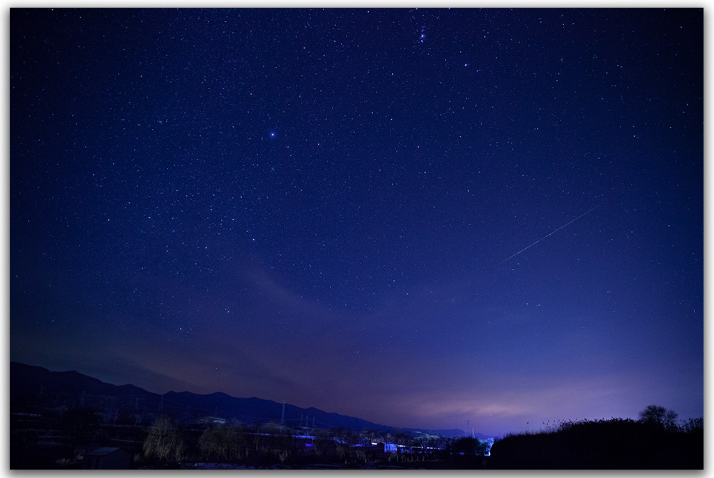 冬夜星空 新摄影