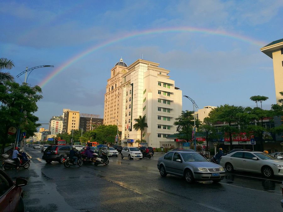 雨后彩虹 摄影 快乐之斿