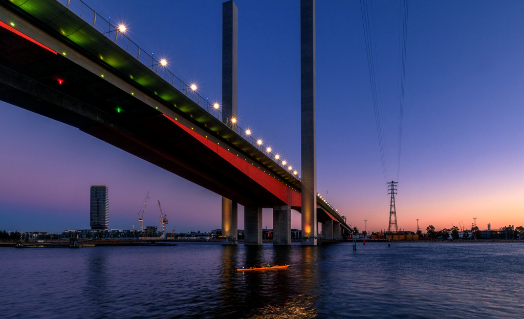 墨市的博尔特大桥（Bolte Bridge)! 摄影 西蒙赵