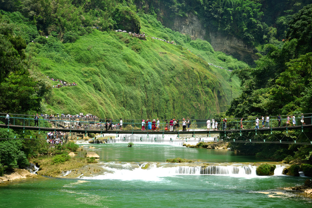 青山绿水白水河 摄影 沙弛