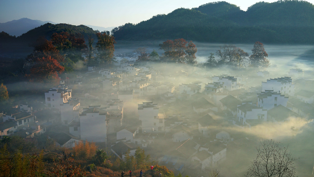 雾漫石城 摄影 桃花江