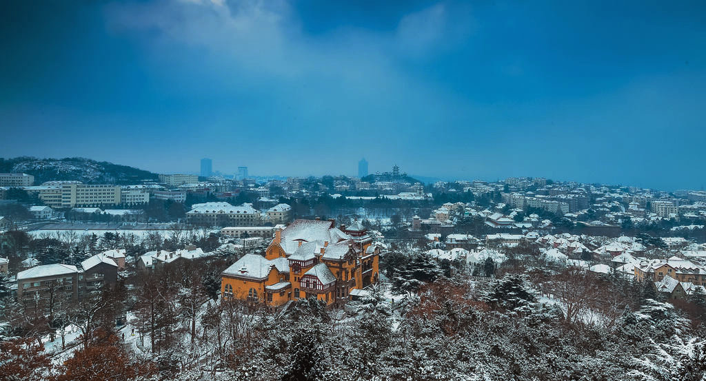 青岛雪后的老城区 摄影 qdzp