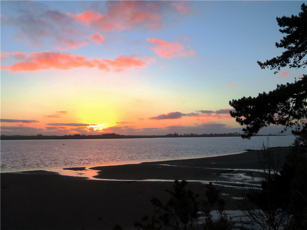 海滨夕阳风光 摄影 飞鹰998