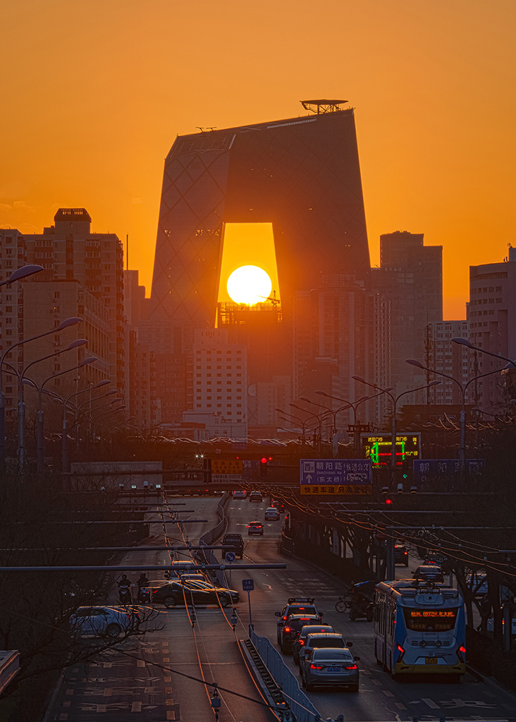 秋分日落 摄影 天上来