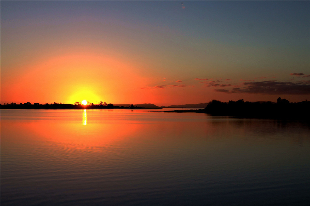 新西兰海滨夕阳风光 摄影 飞鹰998