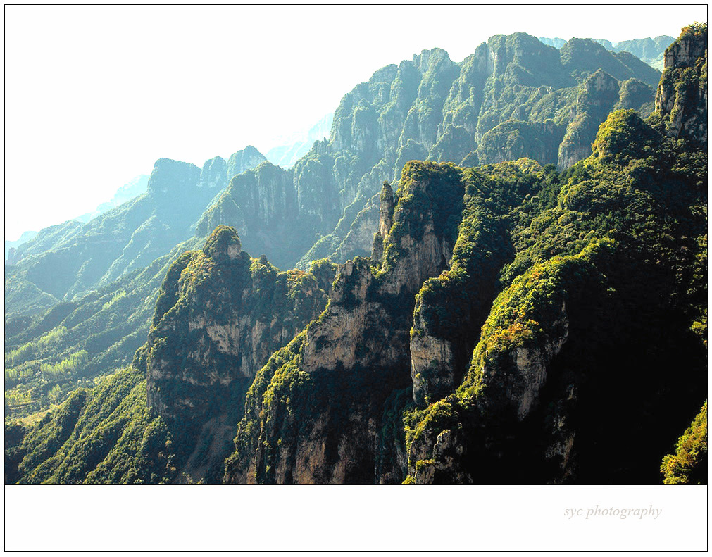 王莽岭群峰（穿越南太行083） 摄影 尹成