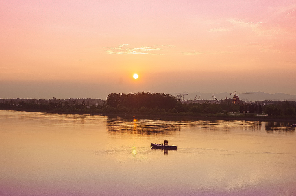 江边夕照 摄影 lingsu