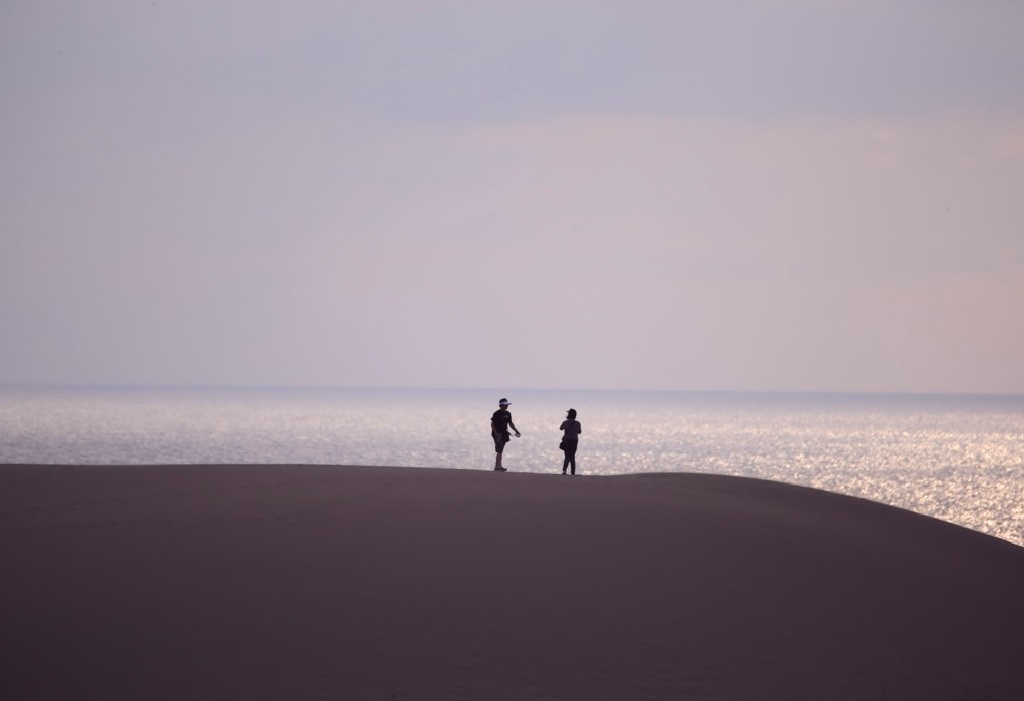 海边沙丘 摄影 在日华侨